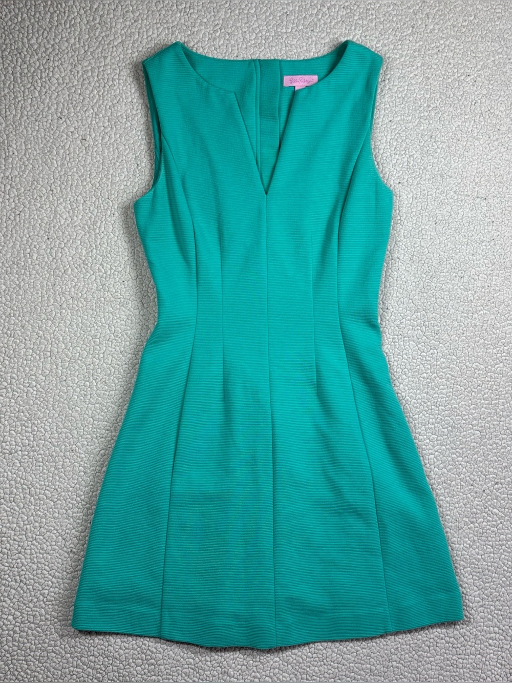 Lilly Pulitzer Brielle Sleeveless Ottoman Knee Length Fit & Flare XS GreenDress